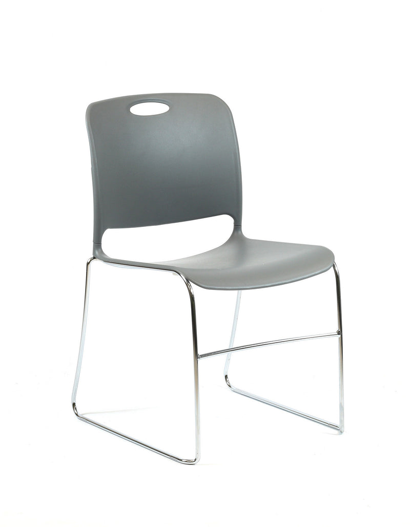 Maestro HD Stacking Chair, Blue/Grey Learning SPACE