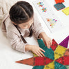 MagArt Building Set with Magnetic Tiles 108pcs, Learning SPACE