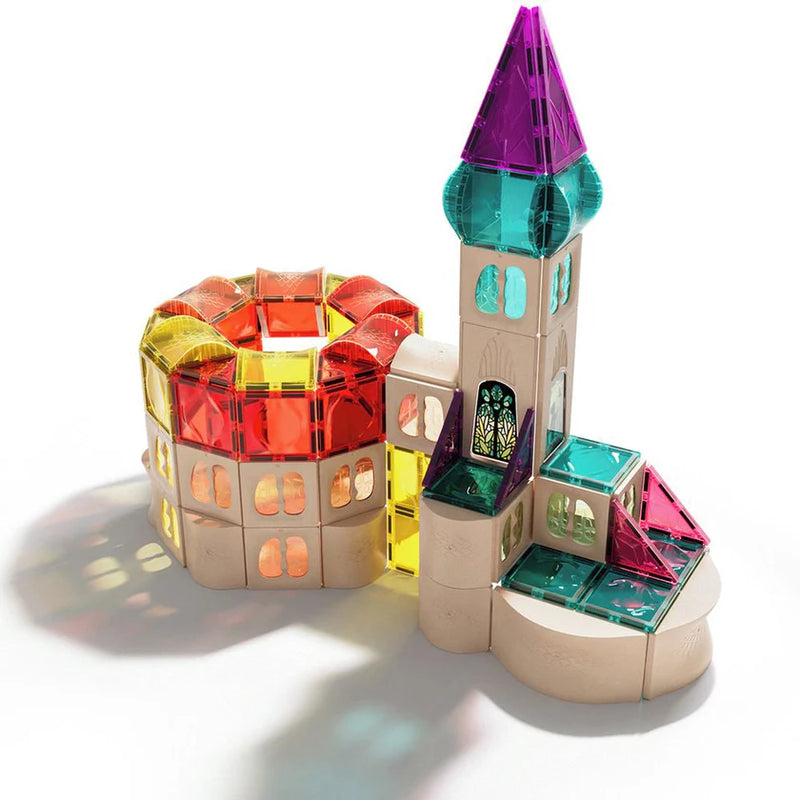 MagArt Building Set with Magnetic Tiles 108pcs, Learning SPACE