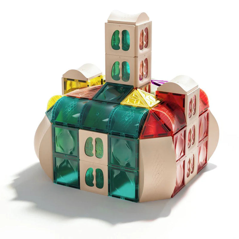 MagArt Building Set with Magnetic Tiles 108pcs, Learning SPACE