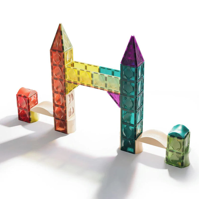 MagArt Building Set with Magnetic Tiles 108pcs, Learning SPACE