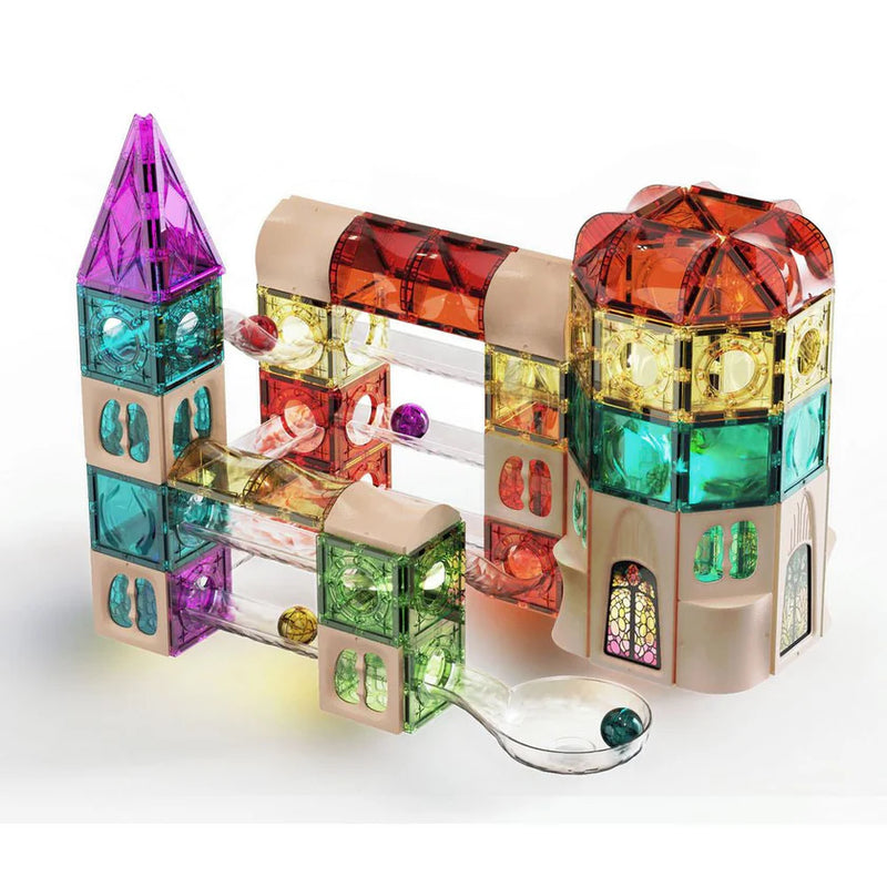MagArt Building Set with Magnetic Tiles 108pcs, Learning SPACE