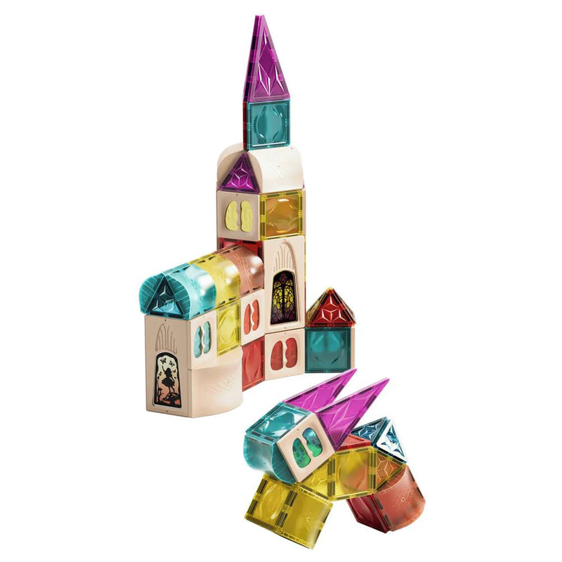 MagArt Building Set with Magnetic Tiles 108pcs, Learning SPACE