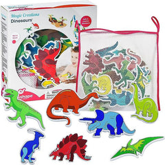 Magic Creations - Dinosaurs Bath Toys-Baby & Toddler Gifts, Baby Bath. Water & Sand Toys, Dinosaurs. Castles & Pirates, Edushape Toys, Gifts For 1 Year Olds, Gifts For 2-3 Years Old, Imaginative Play, Stock, Water & Sand Toys-Learning SPACE