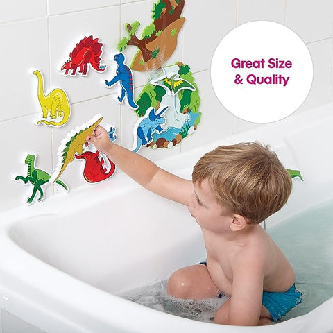 Magic Creations - Dinosaurs Bath Toys-Baby & Toddler Gifts, Baby Bath. Water & Sand Toys, Dinosaurs. Castles & Pirates, Edushape Toys, Gifts For 1 Year Olds, Gifts For 2-3 Years Old, Imaginative Play, Stock, Water & Sand Toys-Learning SPACE