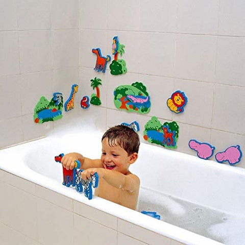 Magic Creations - Jungle Fun Bath Toys-Baby & Toddler Gifts,Baby Arts & Crafts,Baby Bath. Water & Sand Toys,Early Arts & Crafts,Edushape Toys,Gifts For 1 Year Olds,Stock,Water & Sand Toys,World & Nature-Learning SPACE