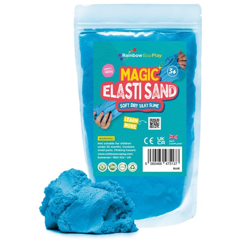 Magic Elasti Sand 485g, Blue Early Education & Smart Toys Learning SPACE