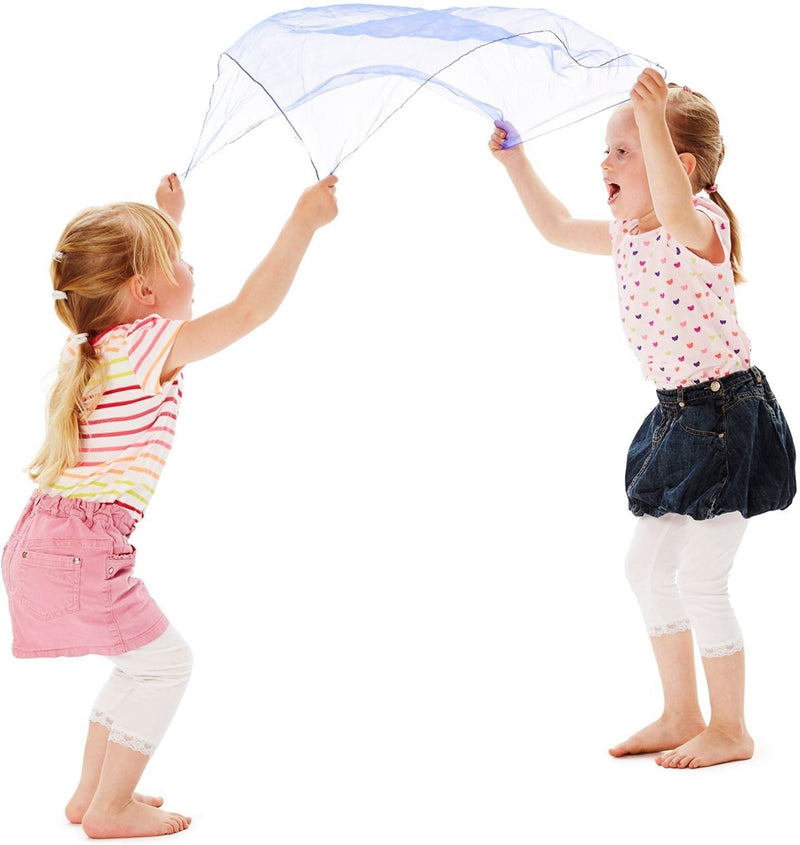 Magic Scarves - Set of 12 (4 Colours) Sensory Fabrics, Learning SPACE