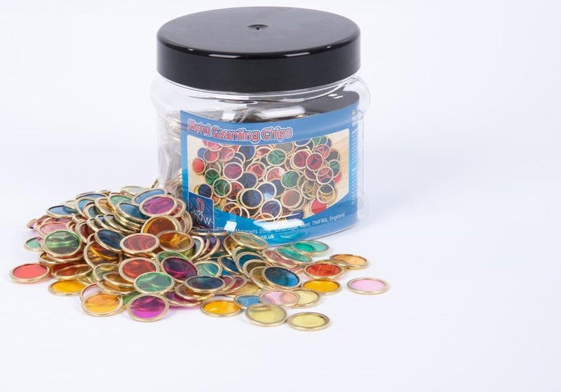 Magnetic Counting Chips Tub of 500, Learning SPACE