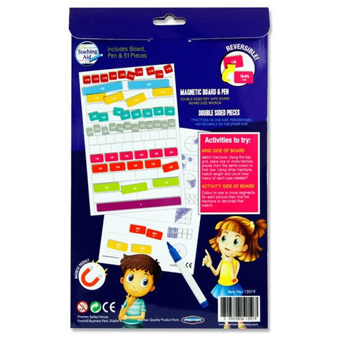 Magnetic Fractions - Percentages And Decimal Set-Clever Kidz,Early Years Maths,Fractions Decimals & Percentages,Maths,Maths Toys,Primary Maths,S.T.E.M-Learning SPACE