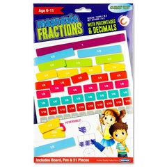 Magnetic Fractions - Percentages And Decimal Set-Clever Kidz, Early Years Maths, Fractions Decimals & Percentages, Maths, Maths Toys, Primary Maths, S.T.E.M-Learning SPACE