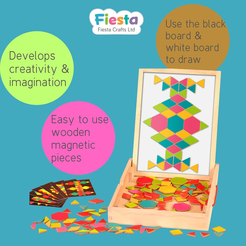Magnetic Patterns Wooden Activity Box, Learning SPACE