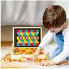 Magnetic Patterns Wooden Activity Box-Dementia,Memory Pattern & Sequencing,Shape & Space & Measure-Learning SPACE