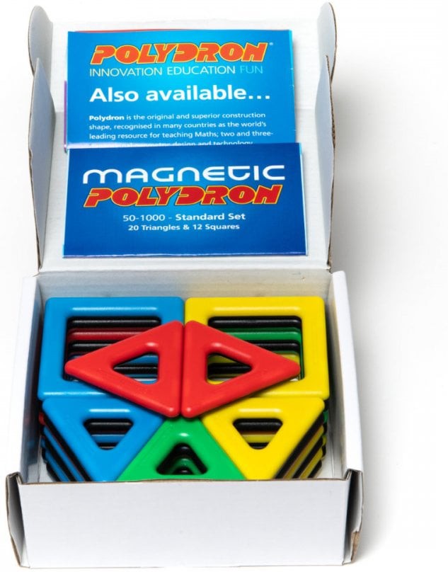 Magnetic Polydron Set - 32 Pieces, Learning SPACE