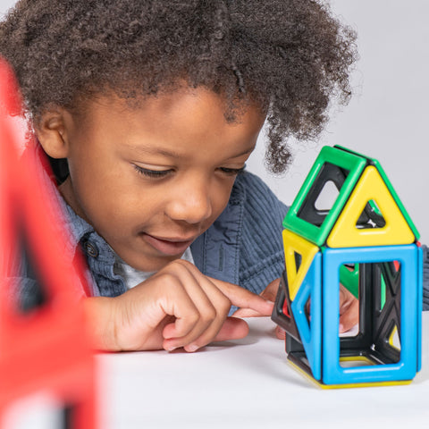 Magnetic Polydron Shapes Set-Engineering & Construction,Maths,Polydron,Primary Maths,S.T.E.M,Shape & Space & Measure-Learning SPACE