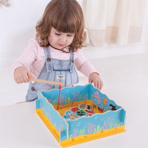 Magnetic Wooden Fishing Game with Base-Additional Need, Bigjigs Toys, Early years Games & Toys, Fine Motor Skills, Gifts For 2-3 Years Old, Gifts For 3-5 Years Old, Helps With, Primary Games & Toys, Sound. Peg & Inset Puzzles, Stock, Strength & Co-Ordination, Table Top & Family Games-Learning SPACE