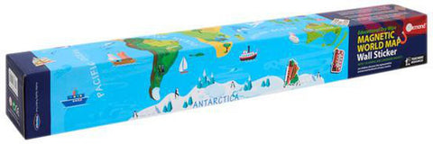 Magnetic World Map Wall Sticker-Eco Friendly,Ormond,Stock,Wall & Ceiling Stickers,World & Nature-Learning SPACE