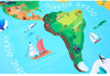 Magnetic World Map Wall Sticker-Eco Friendly,Ormond,Stock,Wall & Ceiling Stickers,World & Nature-Learning SPACE