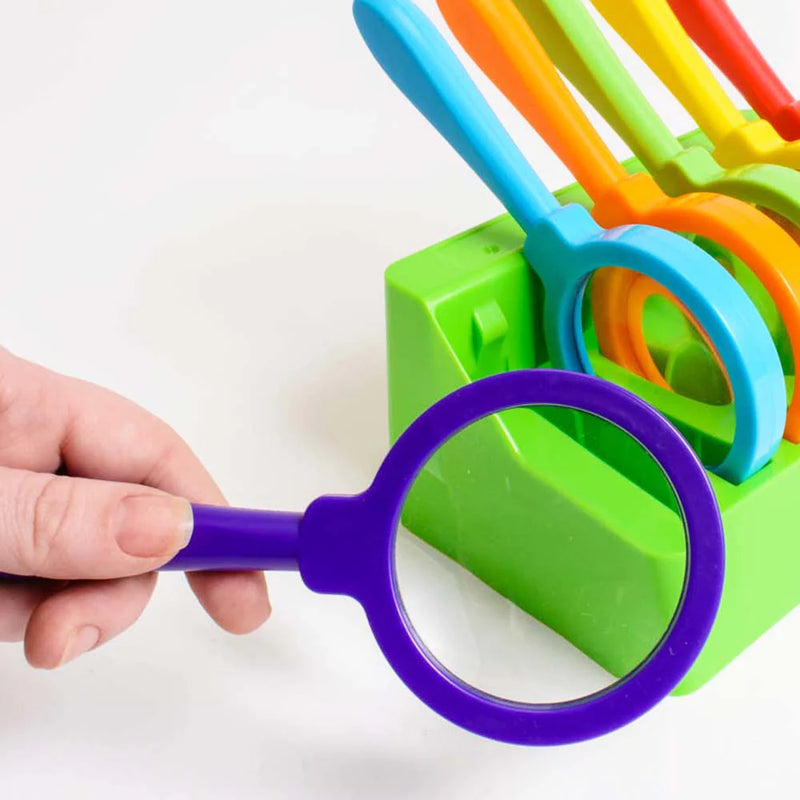 Magnifiers with Stand Set of 6, Learning SPACE