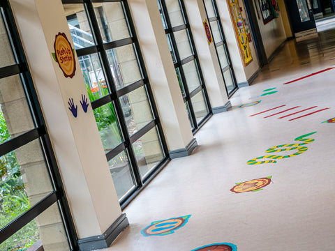 Main Sensory Pathway Pack: 20-30m-Dropship,Movement Breaks,Sensory Flooring,Sensory Paths,Stock-Learning SPACE