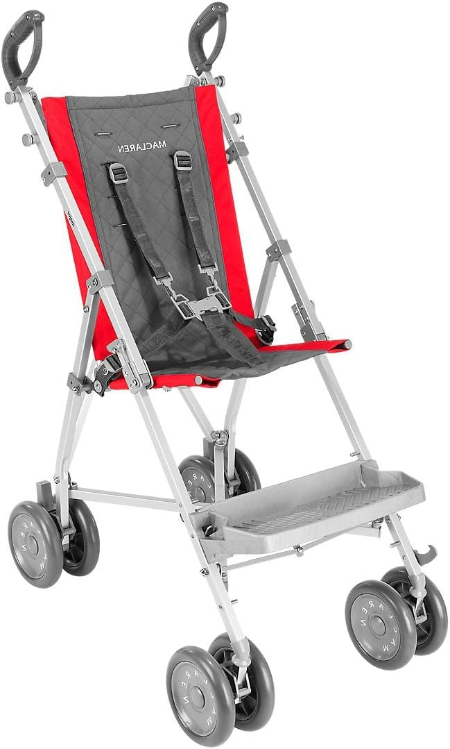 Major Elite Special Needs Pushchair, VAT Exempt Charcoal/Red Footplate Learning SPACE