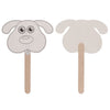 Make Your own Lollipop Dog Fan Pack of 10, Learning SPACE