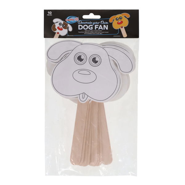 Make Your own Lollipop Dog Fan Pack of 10, Learning SPACE