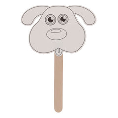Make Your own Lollipop Dog Fan Pack of 10, Learning SPACE
