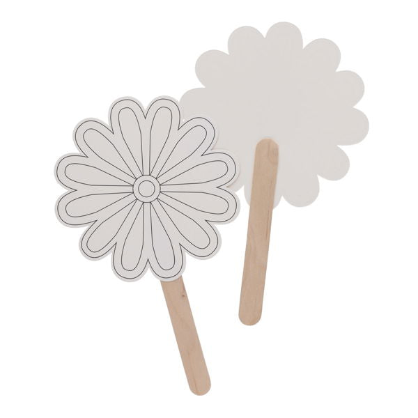Make Your own Lollipop Flower Fan. Pack of 10, Learning SPACE