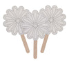 Make Your own Lollipop Flower Fan. Pack of 10, Learning SPACE
