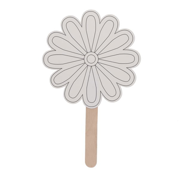 Make Your own Lollipop Flower Fan. Pack of 10, Learning SPACE