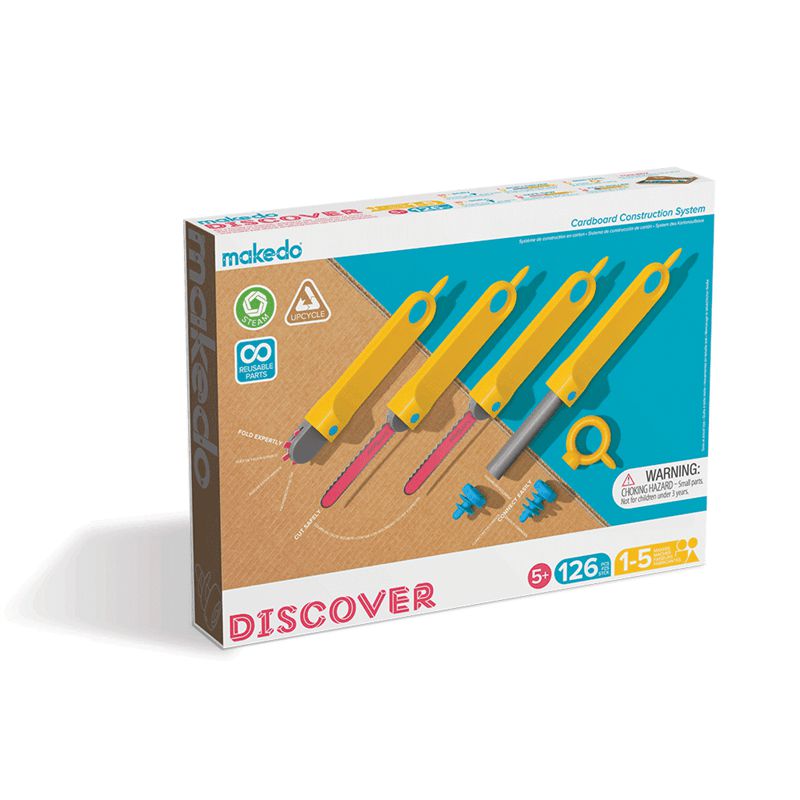 Makedo - Discover Kids Tool Set-Arts & Crafts,Bigjigs Toys,Craft Activities & Kits,Engineering & Construction,Primary Arts & Crafts,S.T.E.M,Technology & Design-Learning SPACE