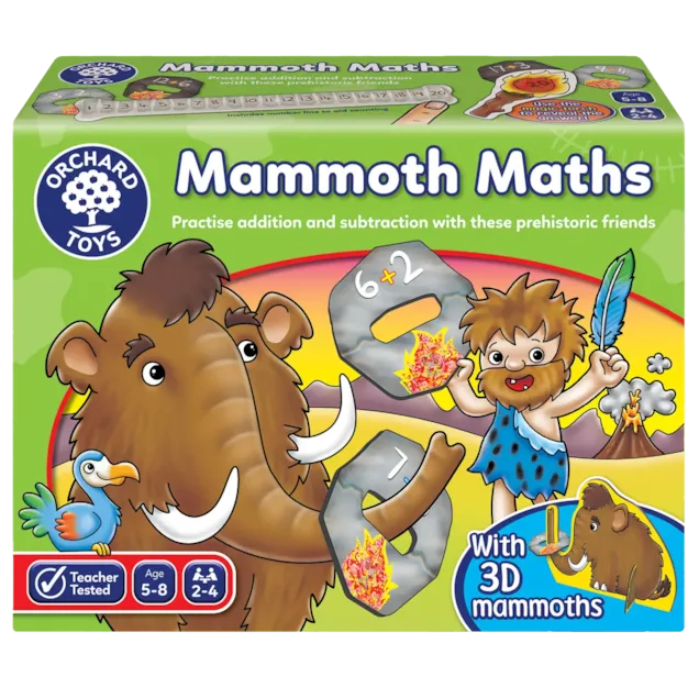 Mammoth Maths Game - Board Game-Dyscalculia,Games & Toys,Maths,Maths Toys,Orchard Toys,Primary Games & Toys-Learning SPACE