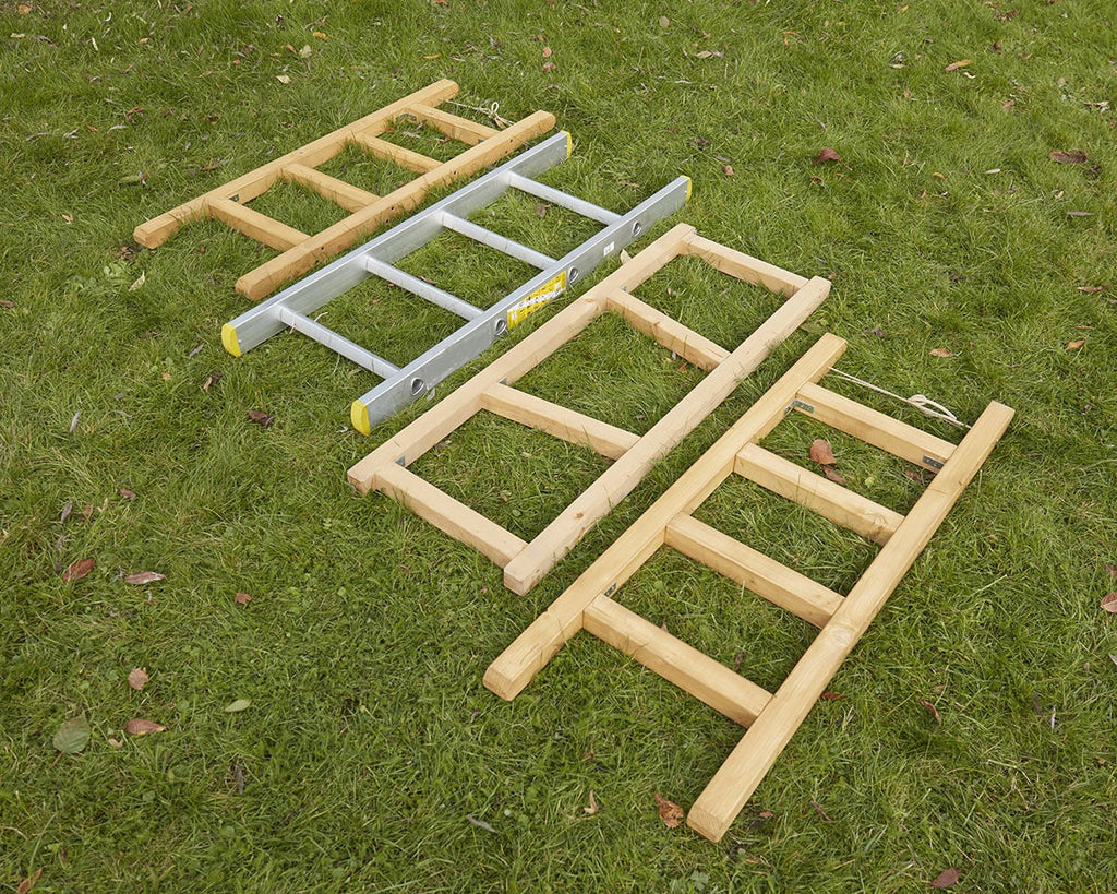 Many Ladders Set (4Pk)-Cosy Direct, Den Accessories, Den Making Materials, Outdoor Climbing Frames, Outdoor Play, Outdoor Toys & Games, Sensory Dens-49282-Learning SPACE