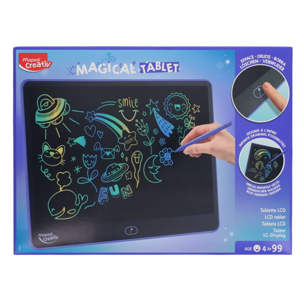 Maped Creativ 16" Magical LCD Tablet With Pen, Learning SPACE