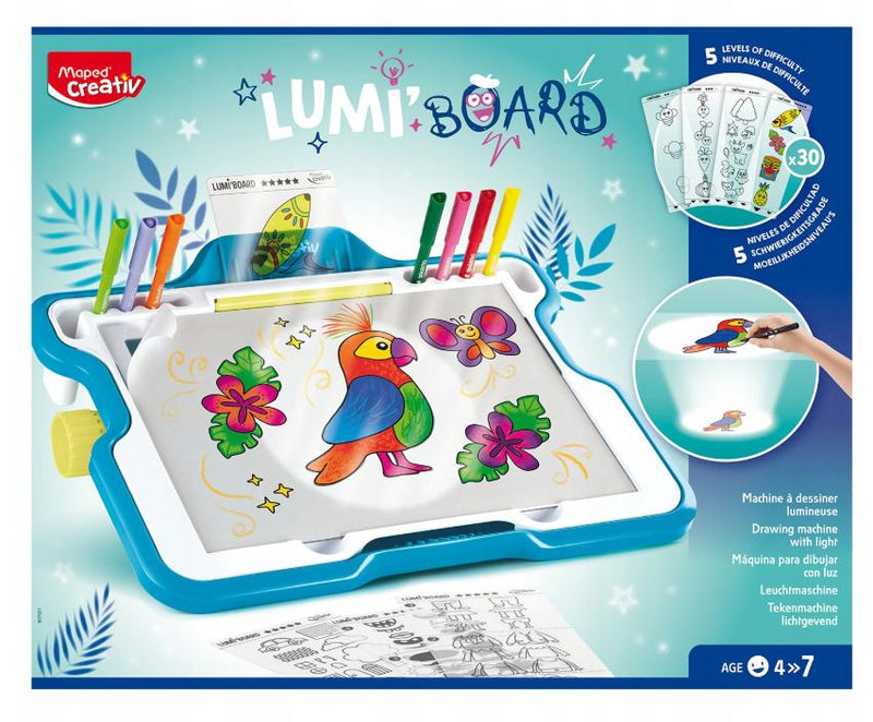 Maped Creativ Lumi Board - Drawing Board With Light, Learning SPACE