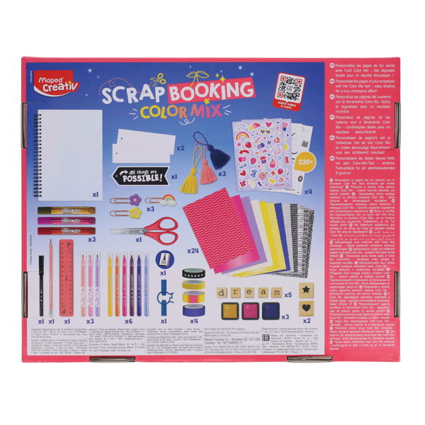 Maped Creativ Scrabooking Set - Color Mix, Learning SPACE