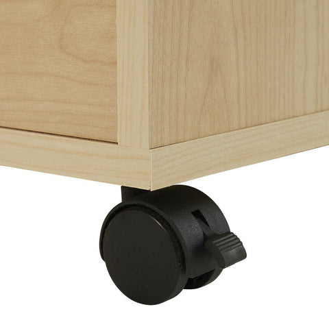 Maple Mobile Fold Away Bookcase-Bookcases,Classroom Furniture,Furniture,Profile Education,Trolleys,Wellbeing Furniture-Learning SPACE