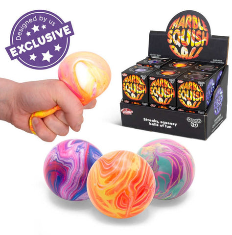 Marble Effect Squish Ball-AllSensory,Calmer Classrooms,Calming & Anxiety,Fidget,Helps With,Sensory Seeking,Squishing Fidget,Stocking Stuffers,Stress Relief,Tobar Toys,Toys for Anxiety-Learning SPACE