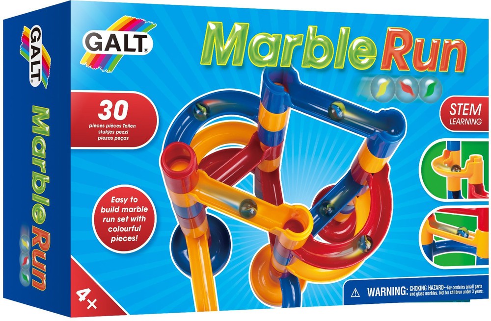 Marble Run - Basic Set for Endless Creative Fun-Cause & Effect Toys,Engineering & Construction,Galt,Learning Activity Kits,Maths,Primary Maths,S.T.E.M,Shape & Space & Measure,Stacking Toys & Sorting Toys,Stock,Technology & Design,Tracking & Bead Frames-Learning SPACE