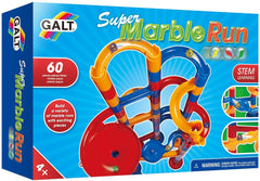 Marble Run - Super Set: 60-Piece Building Fun for Kids-Additional Need,Cause & Effect Toys,Engineering & Construction,Fine Motor Skills,Galt,Gifts for 5-7 Years Old,Learning Activity Kits,Maths,Primary Maths,S.T.E.M,Shape & Space & Measure,Stacking Toys & Sorting Toys,Stock,Tracking & Bead Frames-Learning SPACE