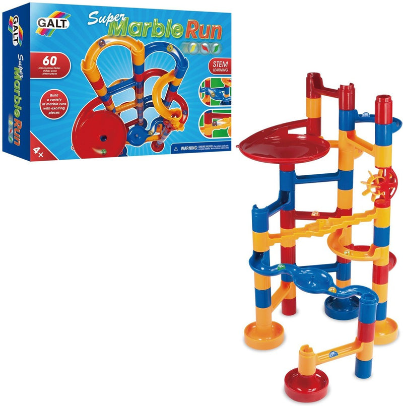 Marble Run - Super Set: 60-Piece Building Fun for Kids, Learning SPACE