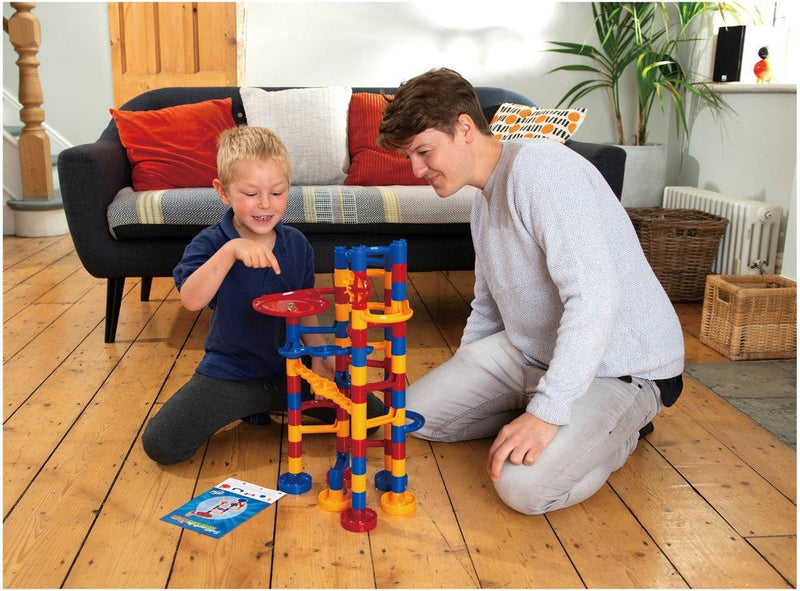 Marble Run - Super Set: 60-Piece Building Fun for Kids, Learning SPACE
