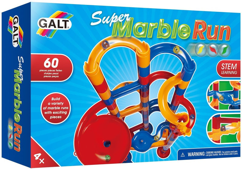 Marble Run - Super Set: 60-Piece Building Fun for Kids, Learning SPACE