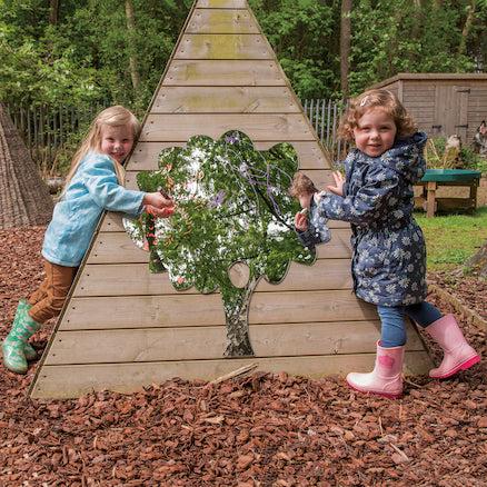 Mark Making Mirror Trees, for Playgrounds and Sensory Rooms, Learning SPACE