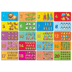 Match and Count - Jigsaw-13-99 Piece Jigsaw,Counting Numbers & Colour,Early years Games & Toys,Early Years Maths,Learning Activity Kits,Maths,Maths Toys,Orchard Toys,Primary Games & Toys,Primary Maths-Learning SPACE