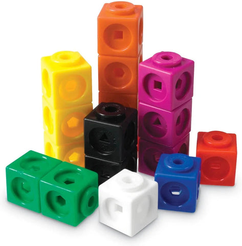 MathLink Cubes (Set of 100 or 1000)-Addition & Subtraction,Counting Numbers & Colour,Early Years Maths,Learning Resources,Maths,Multiplication & Division,Primary Maths,Stacking Toys & Sorting Toys,Stock,Tactile Toys & Books-Learning SPACE