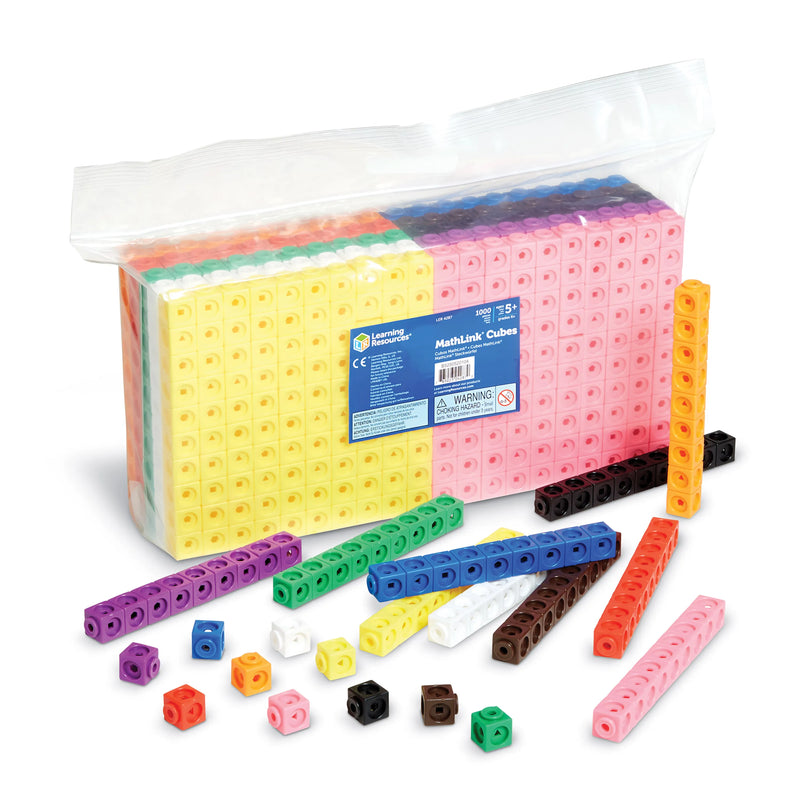 MathLink Cubes (Set of 100 or 1000), Set Of 1000 Learning SPACE