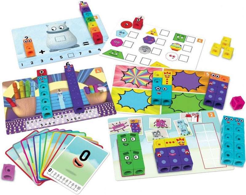 MathLink® Cubes Numberblocks 1-10 Activity Set, Learning SPACE