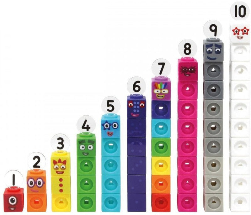 MathLink® Cubes Numberblocks 1-10 Activity Set, Learning SPACE